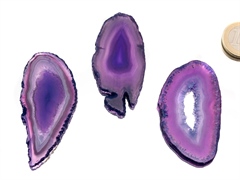 Achatscheiben violett klein - 1 Stück