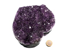 Amethyst Kristalldrusen Herz