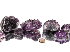 Amethyst Drusenstücke igelig - 0,5 kg