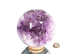 Amethyst Kristallspitzen Kugel