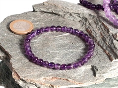 Amethyst Kugelarmband 6 mm