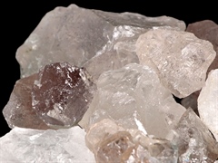 Bergkristall/Rauchquarz Rohsteine transparent (Schweiz) - 1 kg