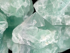 Fluorit Kristallspitzen geschliffen - 1 kg