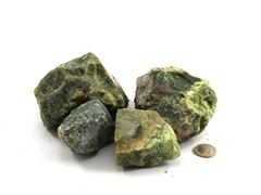 Opal - grüner Opal (gemeiner Opal) Rohsteine - 1 kg