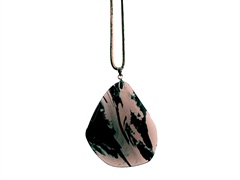 Lamellenobsidian Anhänger AAA