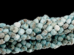 Larimar Nugget Kettenstrang