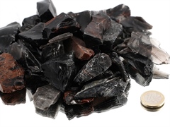 Obsidian kleine Rohsteine (2-4 cm) - 1 kg