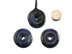 Sieber Achat - Lealand Blue Donut 40 mm (Schlacke)