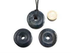 Sieber Achat - Lealand Blue Donut 40 mm (Schlacke)