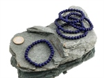 Lapis Lazuli Kugelarmband 6 mm - farbbeh.