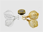 Metall Spiralen silber/gold
