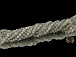 Mondstein grau/beige 8 mm Kugelkettenstrang