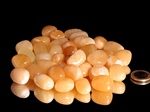 Orangencalcit Trommelsteine 0,5 kg
